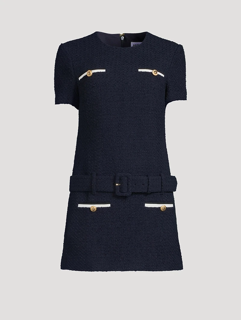 Bouclé Mini Dress