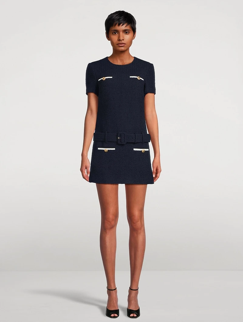 Bouclé Mini Dress