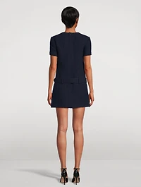 Bouclé Mini Dress