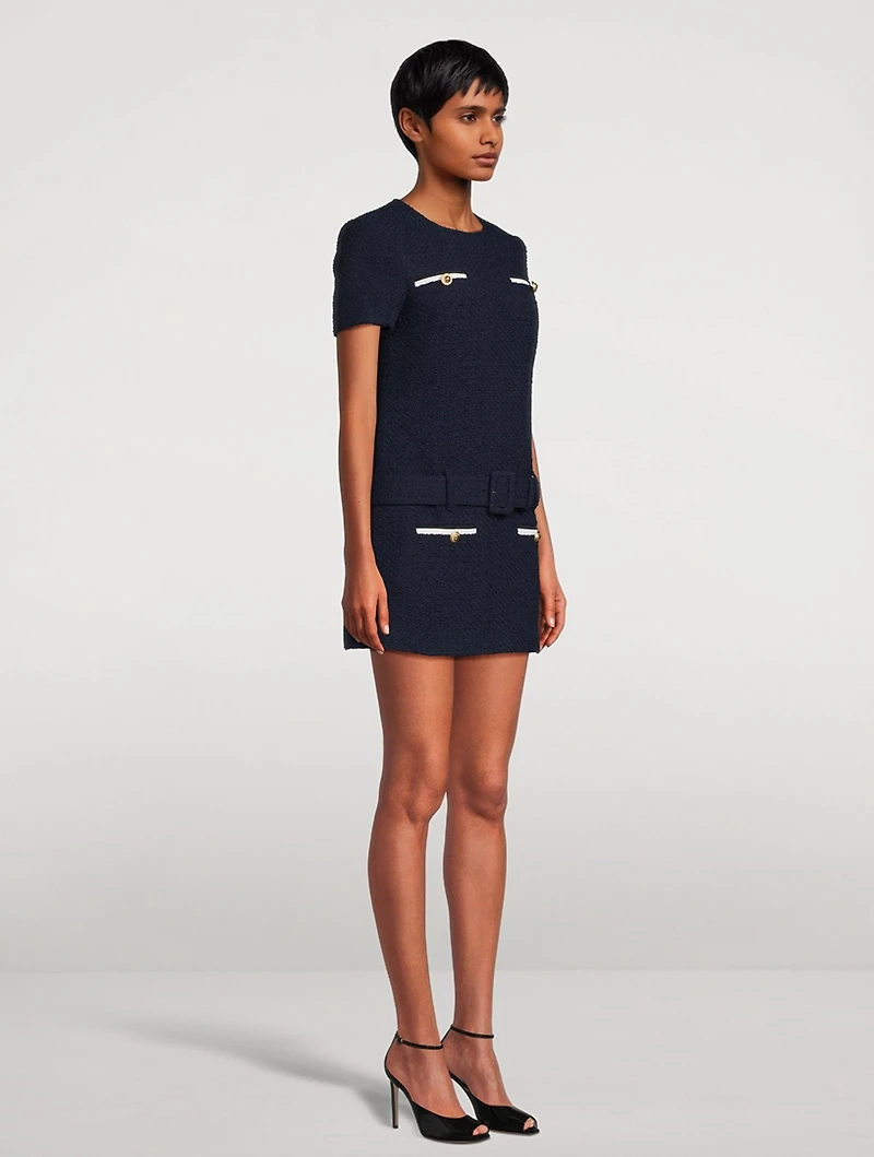 Bouclé Mini Dress