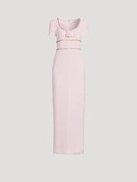 Embellished Crêpe Gown