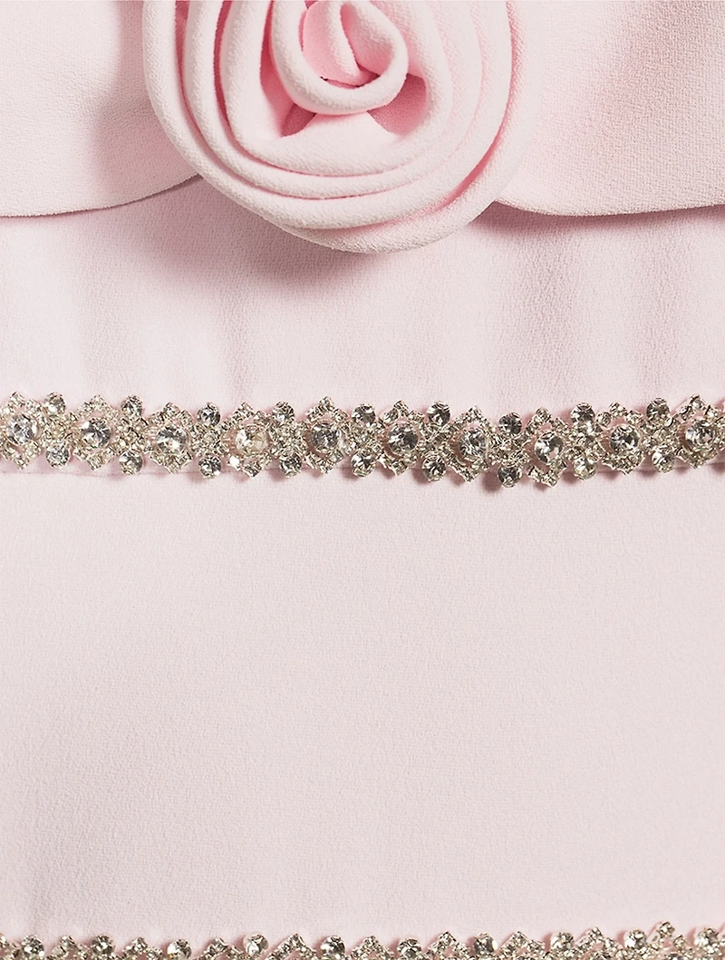 Embellished Crêpe Gown