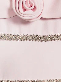 Embellished Crêpe Gown