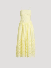 Broderie Anglaise Midi Dress