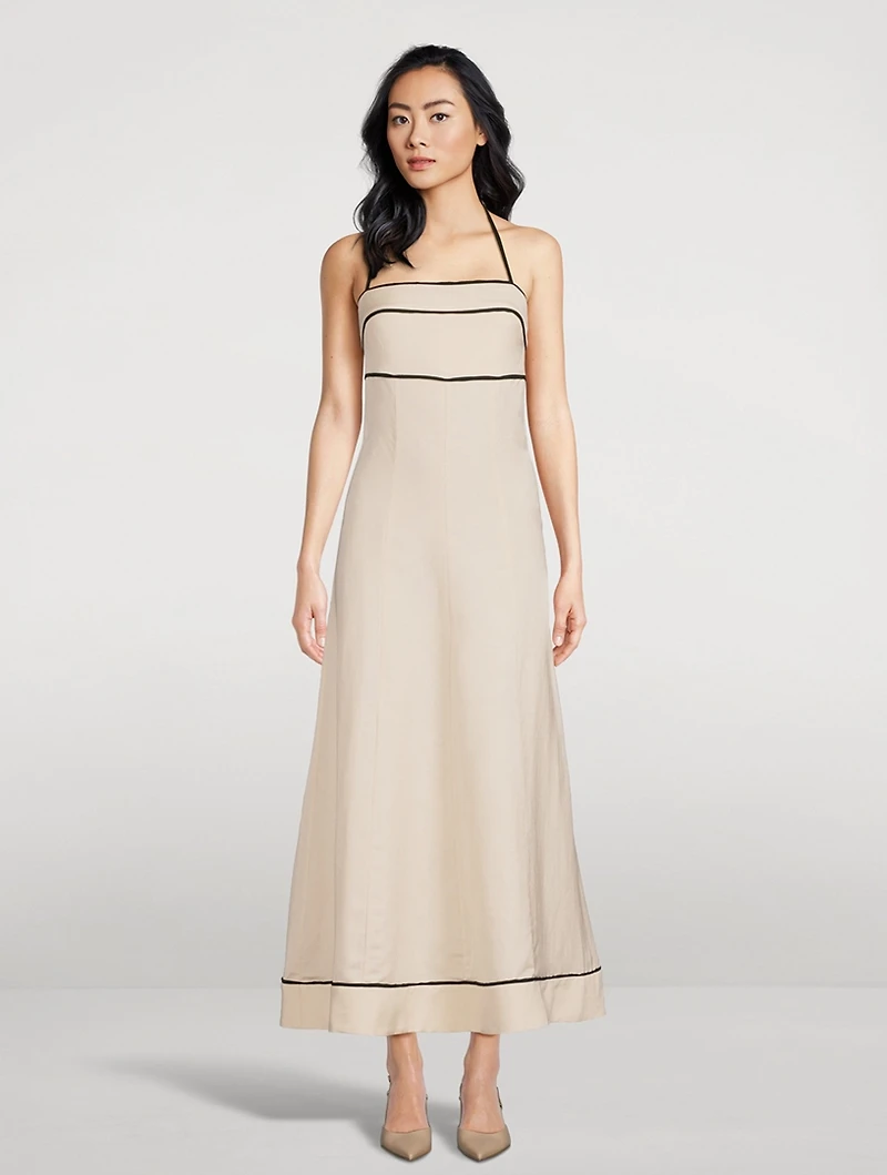 Billie Halter Midi Dress