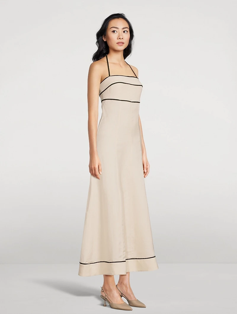 Billie Halter Midi Dress