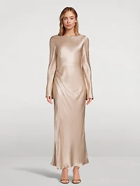 La Lune Satin Dress