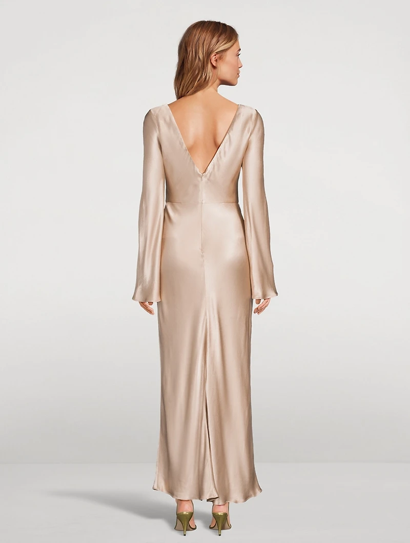 La Lune Satin Dress