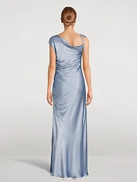 La Lune One-Shoulder Maxi Dress
