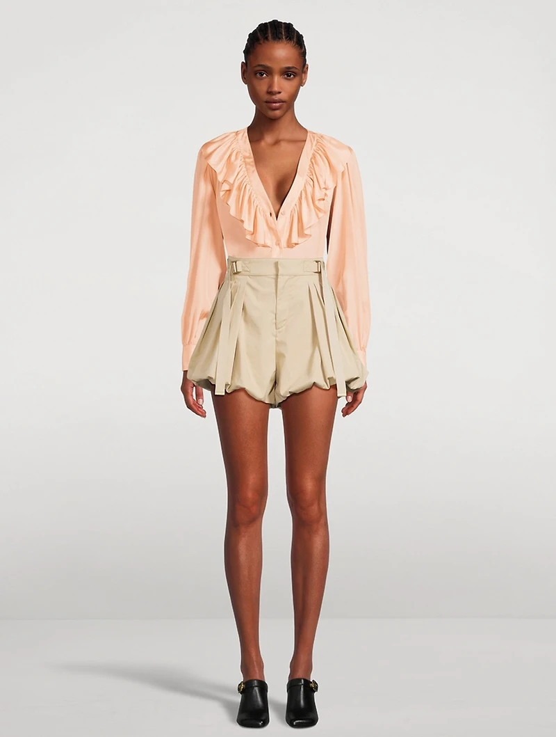 Gabardine Shorts