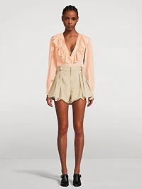Gabardine Shorts