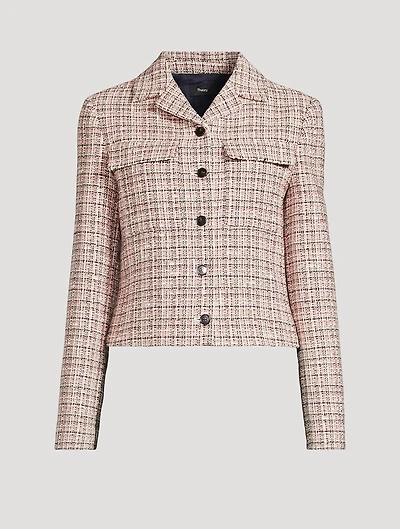 Cropped Tweed Jacket