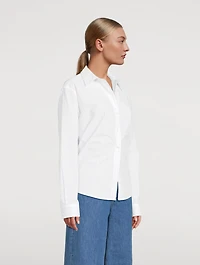 Monogram Poplin Shirt Stripe Print