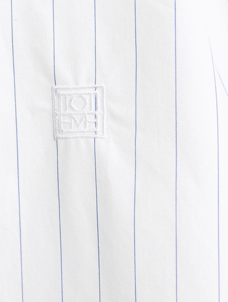 Monogram Poplin Shirt Stripe Print