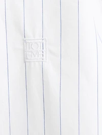 Monogram Poplin Shirt Stripe Print