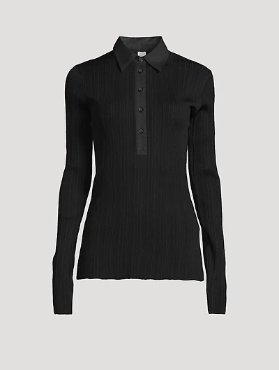 Knit Polo Shirt