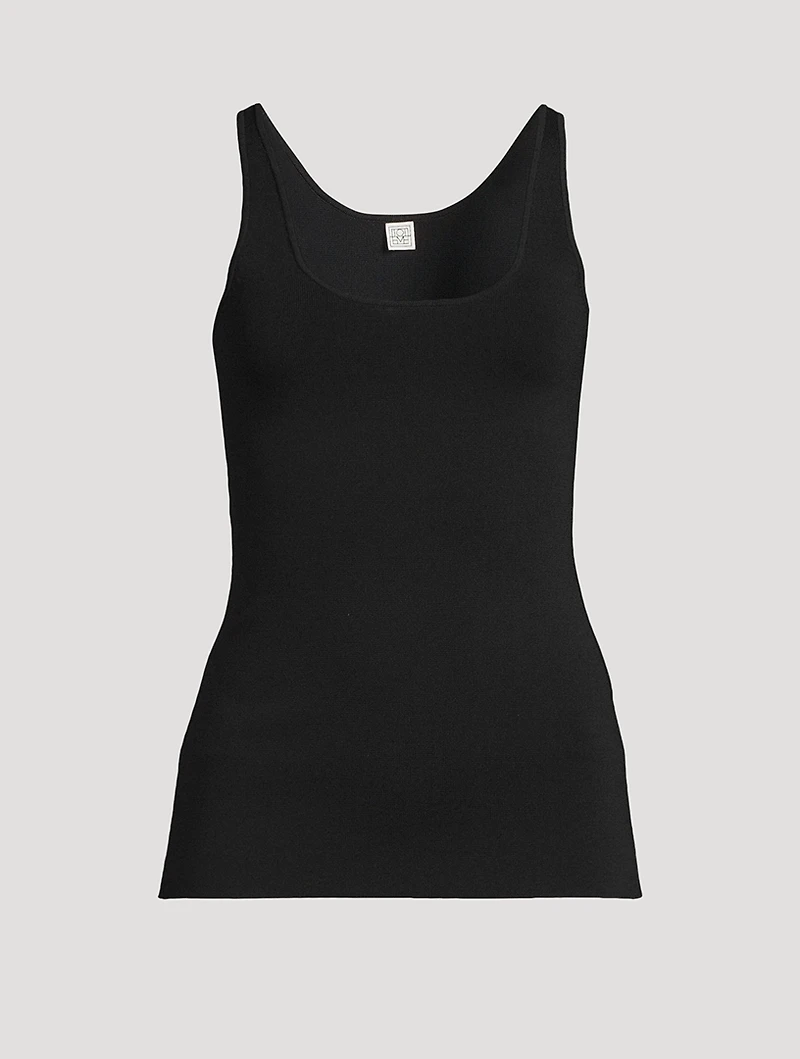 Compact Knit Tank Top