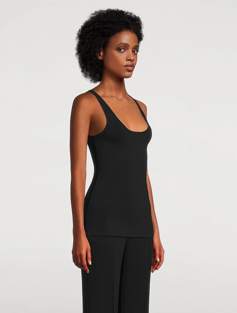 Compact Knit Tank Top