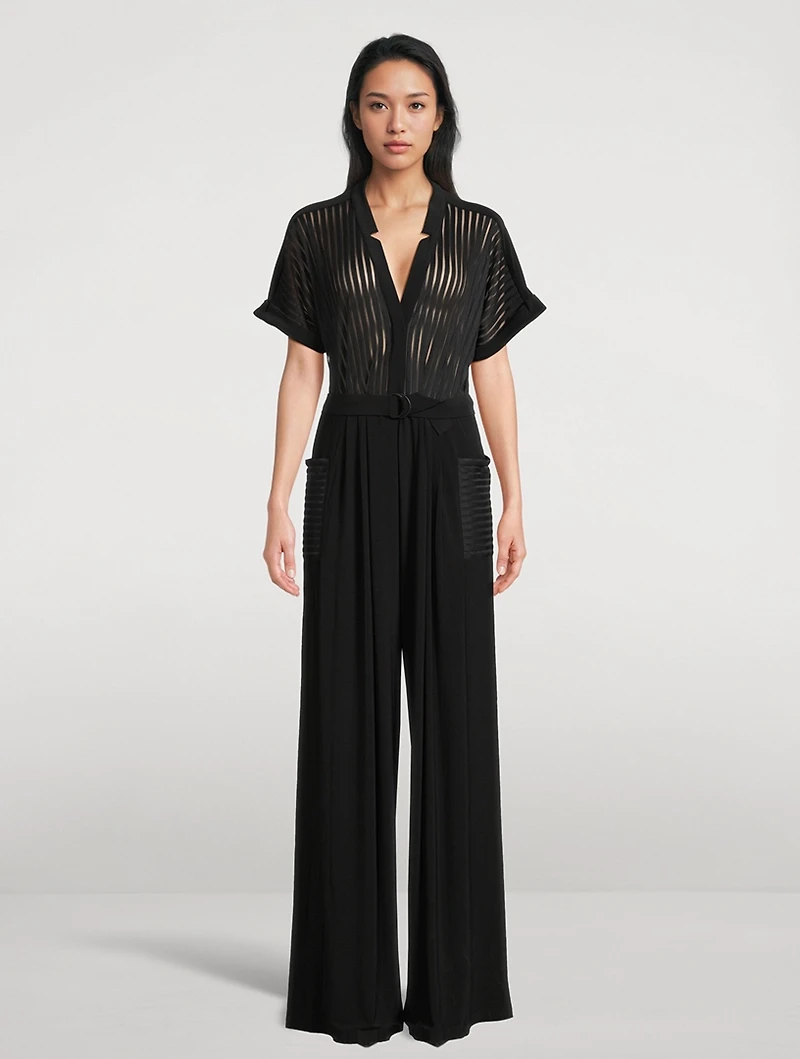 Geralyn Belted Jumpsuit