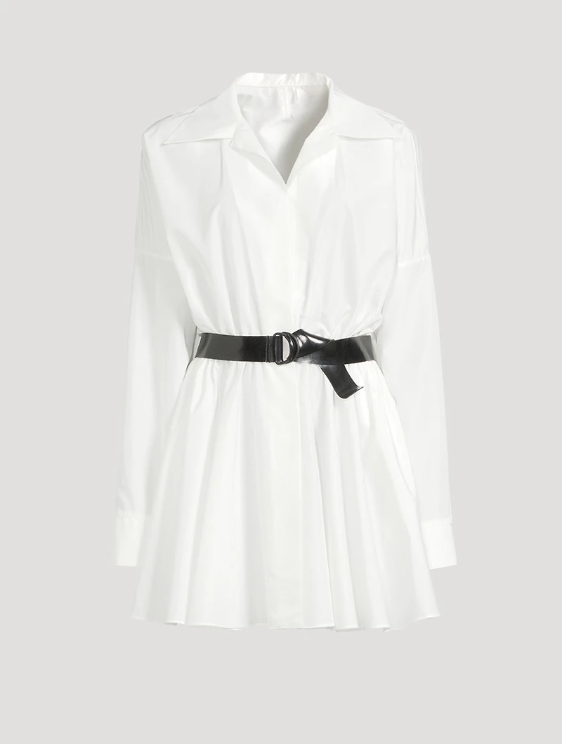 Belted Shirt Dress