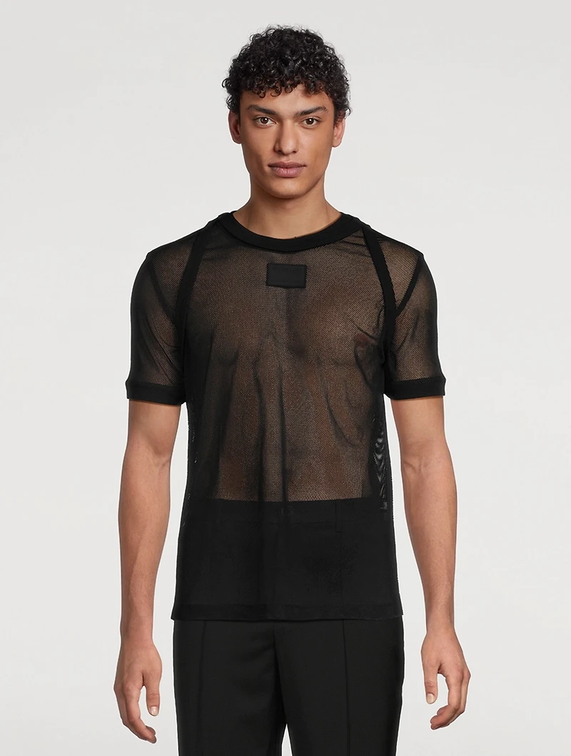 Mesh Logo T-Shirt