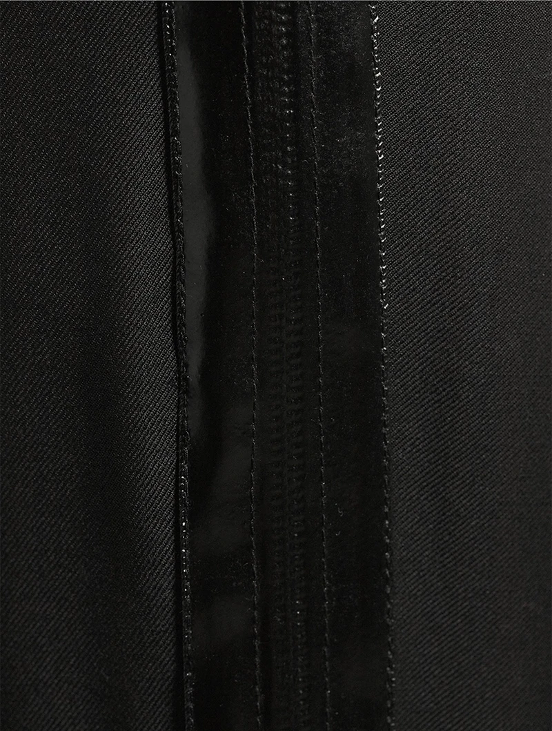 Wool Double-Pleated Trousers