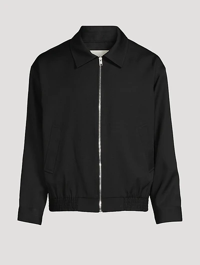 Wool Zip Blouson