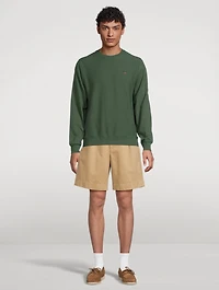 Single-Pleat Baggy Shorts