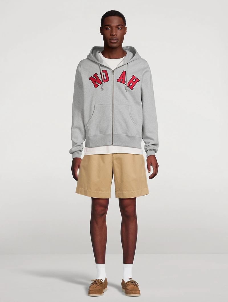 Arch Appliqué Zip Hoodie