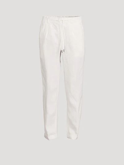 Linen Slim Tapered Pants