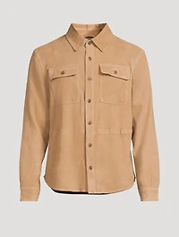 Suede Shirt Jacket