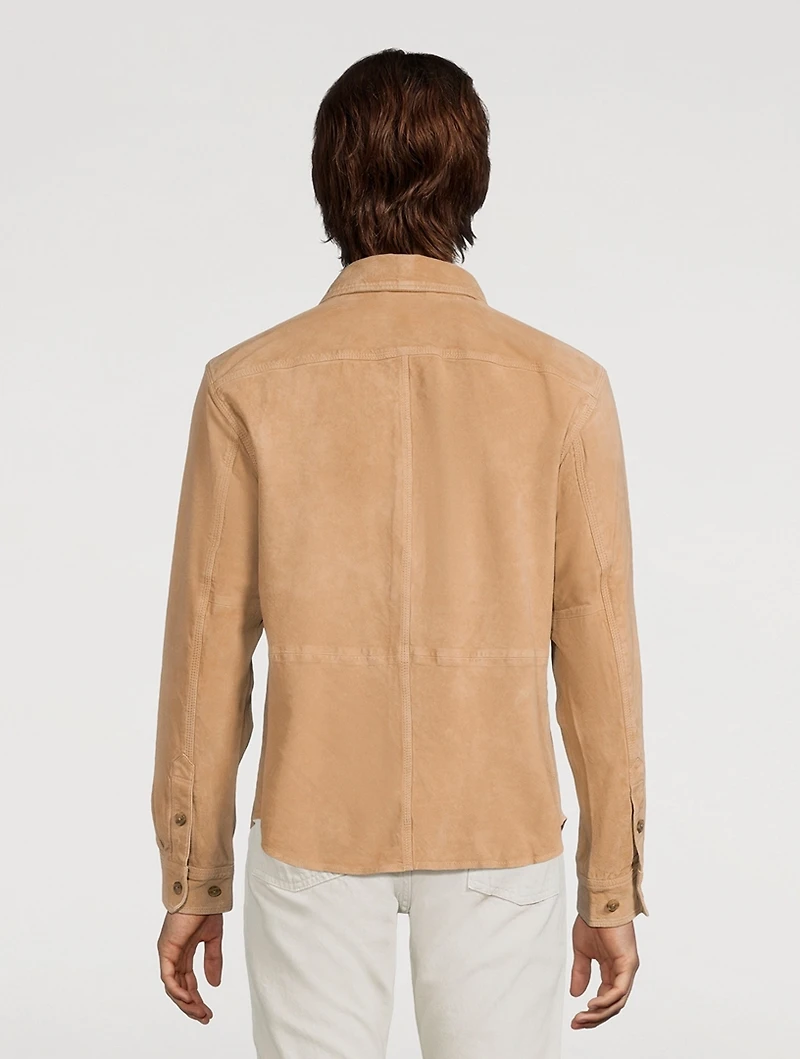 Suede Shirt Jacket