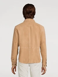 Suede Shirt Jacket
