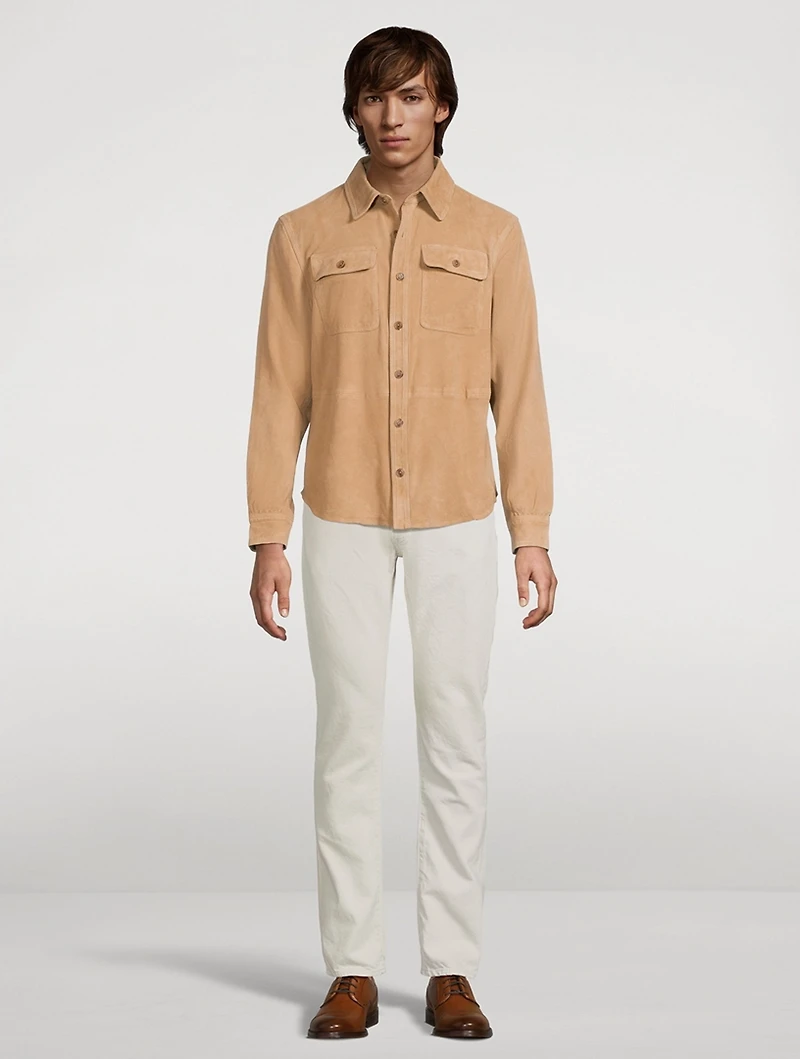 Suede Shirt Jacket