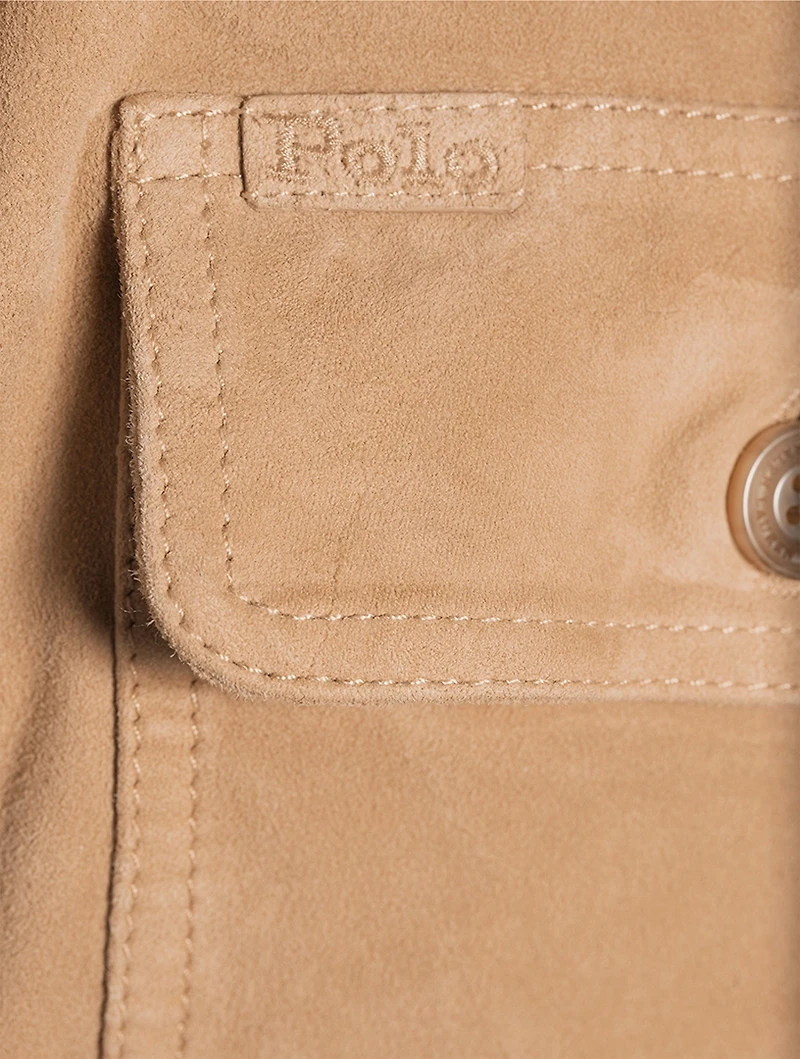 Suede Shirt Jacket