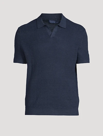 Linen Short-Sleeve Sweater