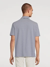 Lisle Polo Shirt Striped Print