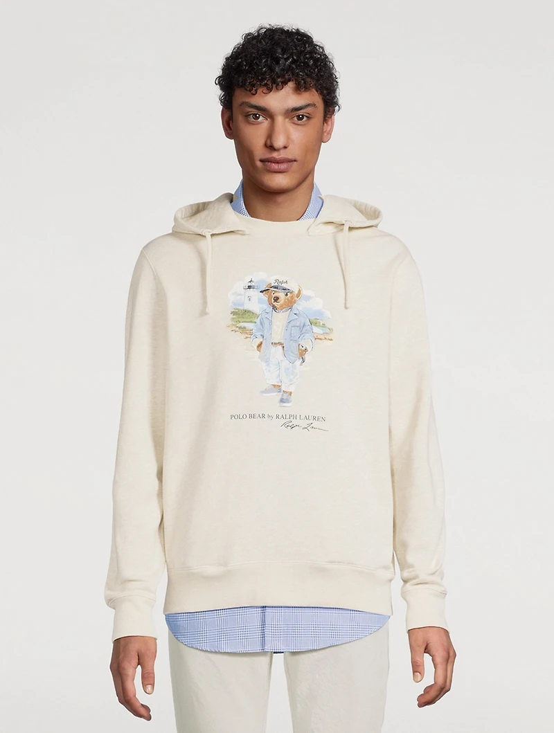 Polo Bear Slub Fleece Hoodie