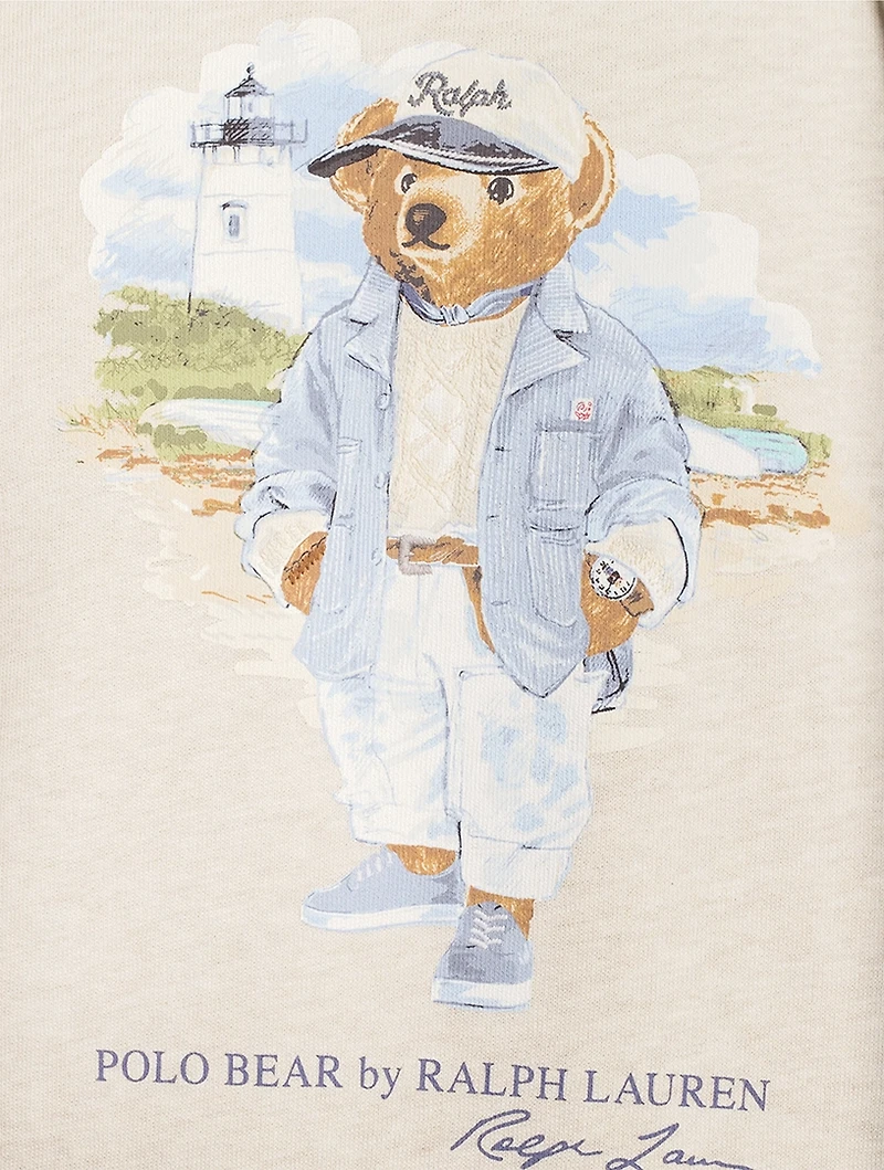 Polo Bear Slub Fleece Hoodie