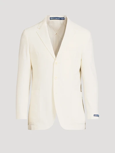Striped Seersucker Sport Coat