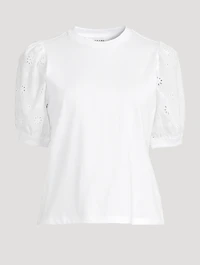 The Lace-Sleeve T-Shirt