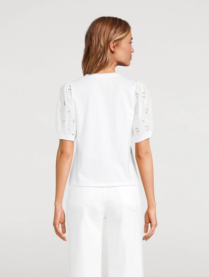 The Lace-Sleeve T-Shirt