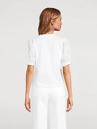 The Lace-Sleeve T-Shirt