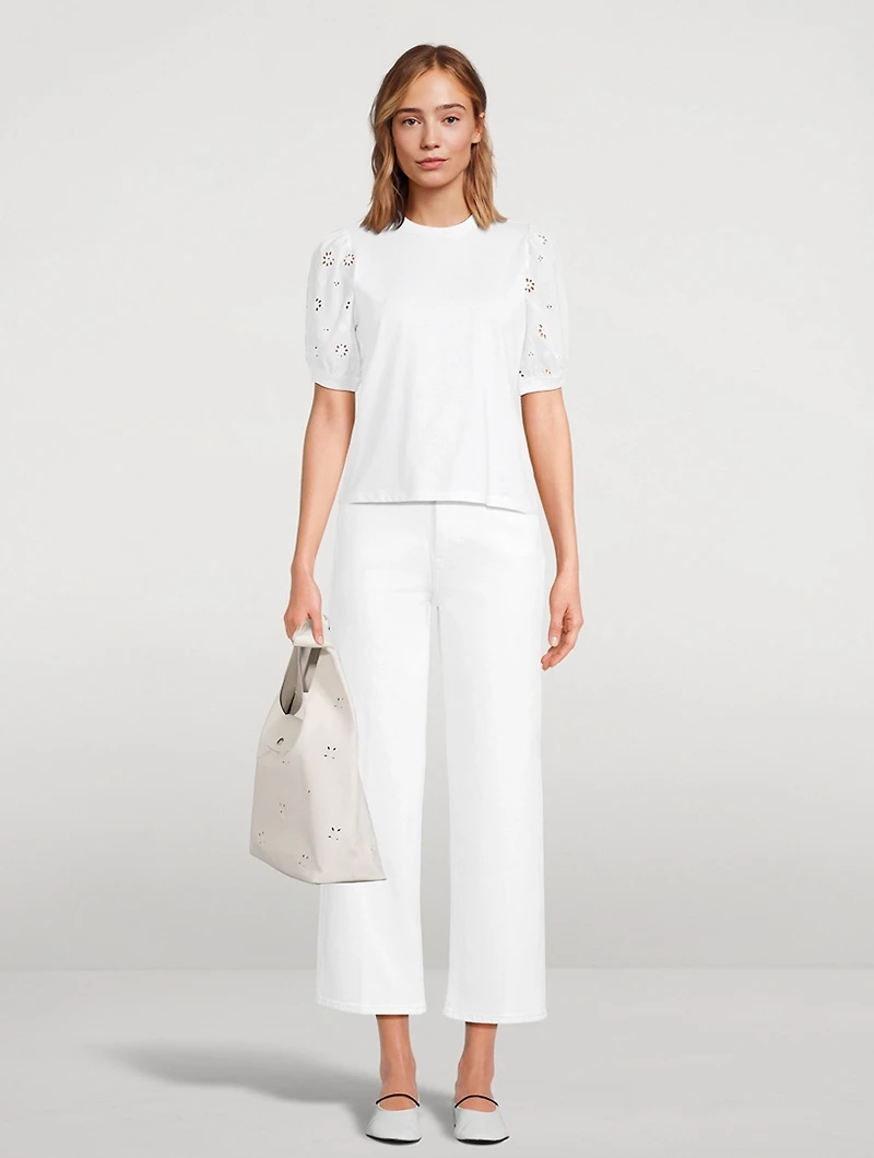 The Lace-Sleeve T-Shirt