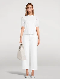 The Lace-Sleeve T-Shirt