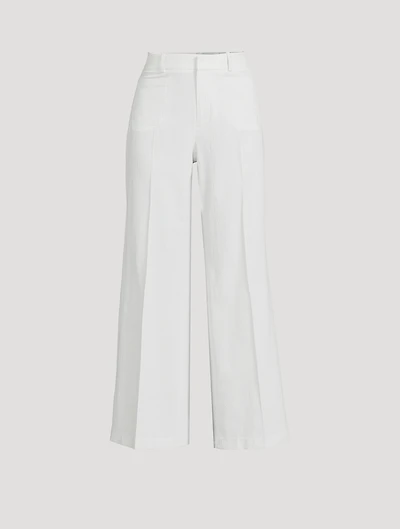 Le Slim Palazzo Modernist Wide-Leg Trousers