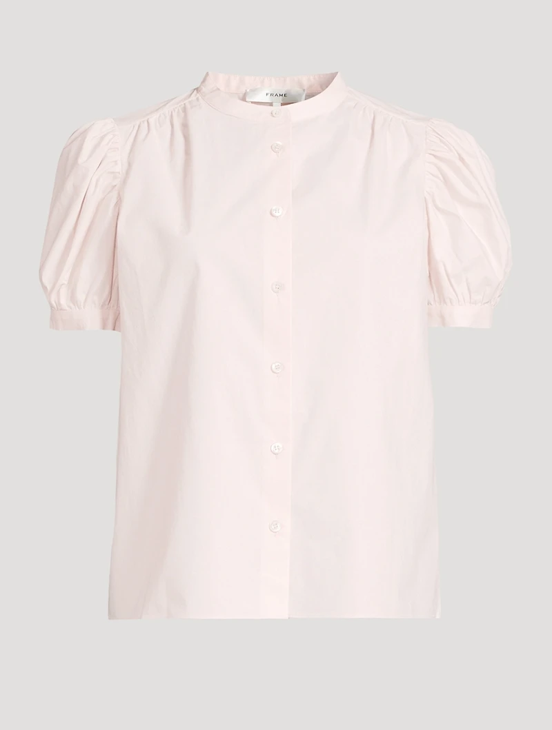 The Gathered Puff-Sleeve Shirt