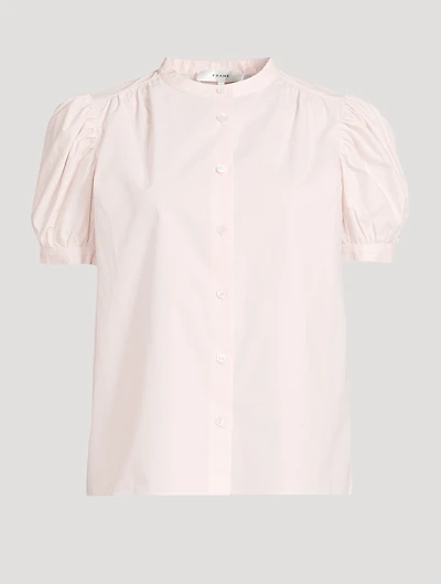 The Gathered Puff-Sleeve Shirt