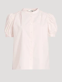 The Gathered Puff-Sleeve Shirt