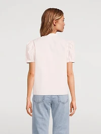 The Gathered Puff-Sleeve Shirt